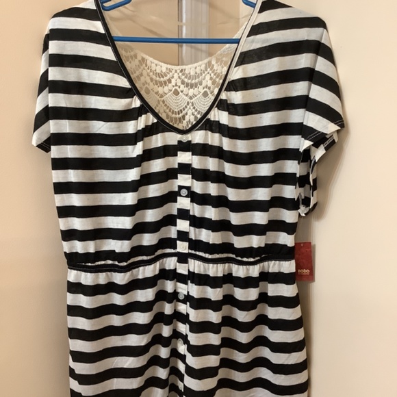 NO BOUNDARIES Crochet Back Dolman Shirts Size XL (15-17) Juniors - Picture 3 of 11